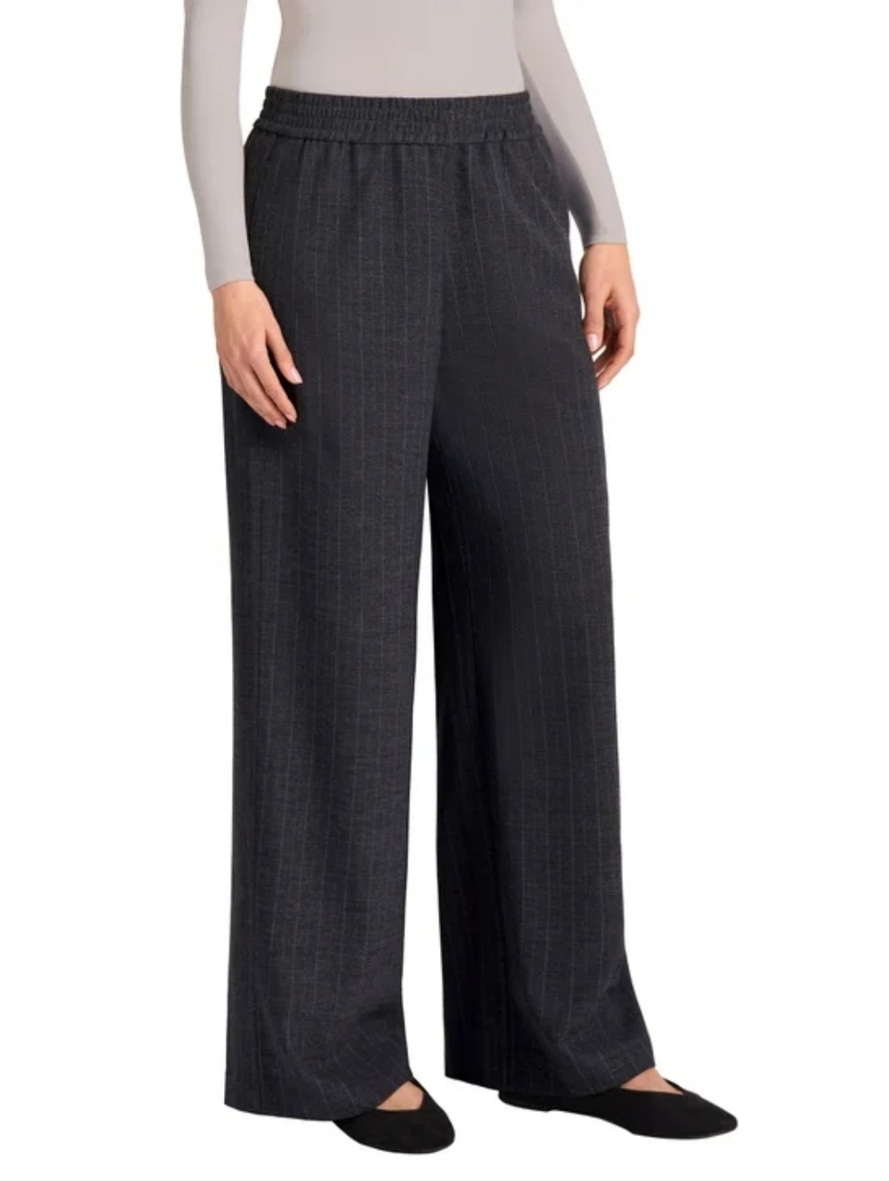 Matty M Women's Wide Leg Pant - Picture 2 of 4